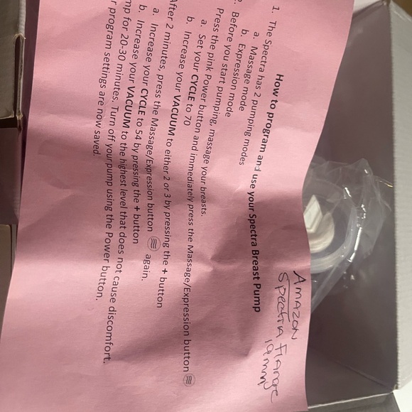 Spectra S2 Plus Pink Double Electric Breast Pump - Picture 7 of 8